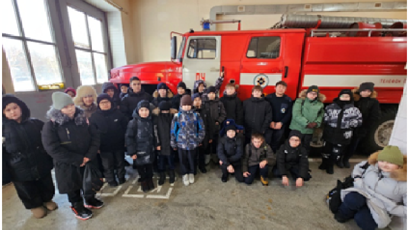 Экскурсия в пожарную часть